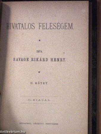 Hivatalos feleségem I-II.