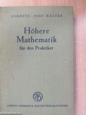 Höhere Mathematik für den Praktiker