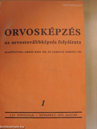 Orvosképzés 1979-1980. január-december