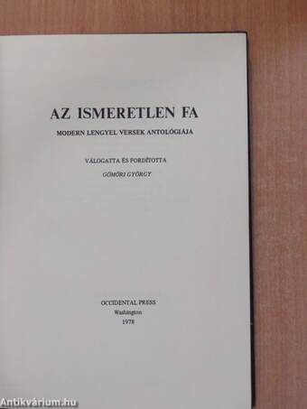 Az ismeretlen fa