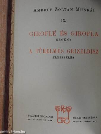 Giroflé és Girofla/A türelmes Grizeldisz