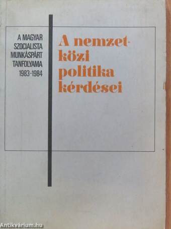 A nemzetközi politika kérdései 1983-1984