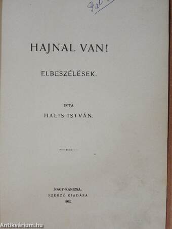 Hajnal van!