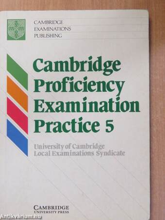 Cambridge Proficiency Examination Practice 5