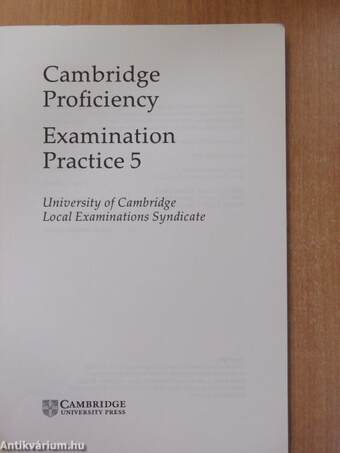 Cambridge Proficiency Examination Practice 5