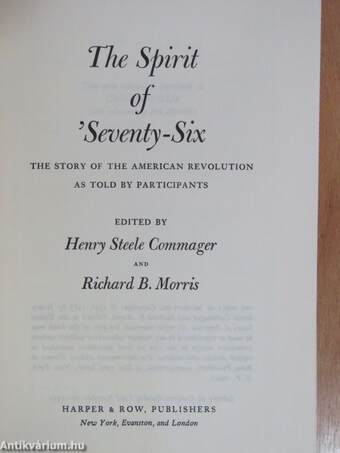 The Spirit of 'Seventy-Six