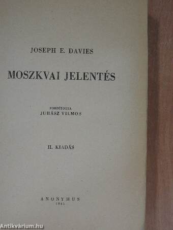 Moszkvai jelentés