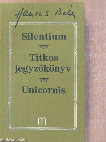 Silentium/Titkos jegyzőkönyv/Unicornis