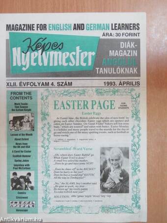 Képes Nyelvmester 1993. április