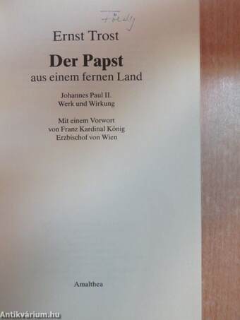 Der Papst aus einem fernen Land