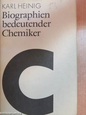 Biographien bedeutender Chemiker