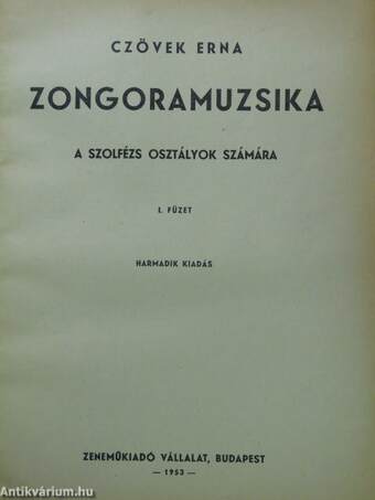 Zongoramuzsika I.