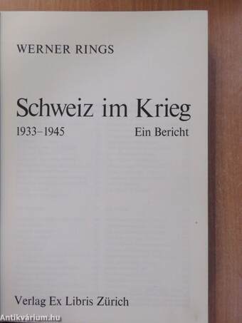 Schweiz im Krieg 1933-1945