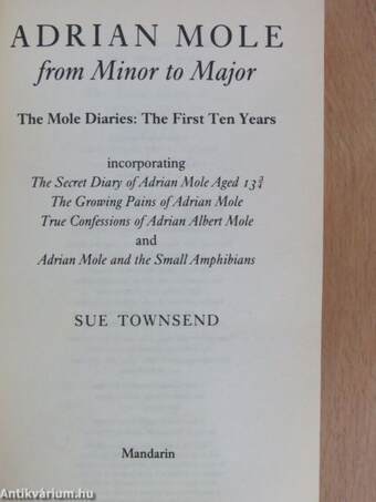 Adrian Mole from Minor to Major