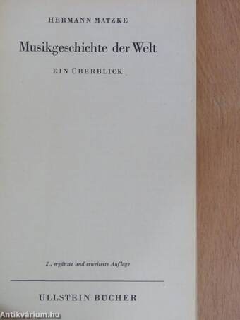 Musikgeschichte der Welt