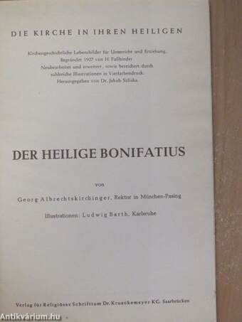 Der heilige Bonifatius