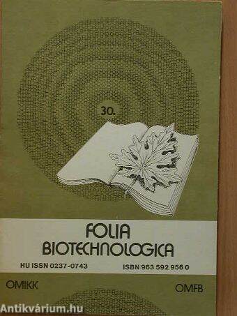 Folia Biotechnologica 30.