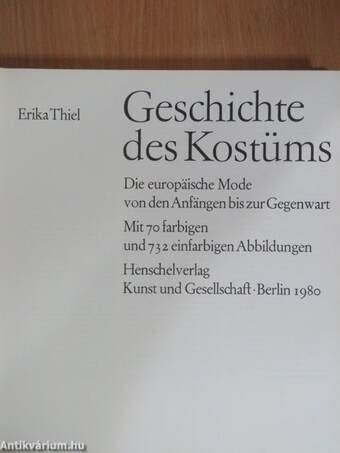 Geschichte des Kostüms