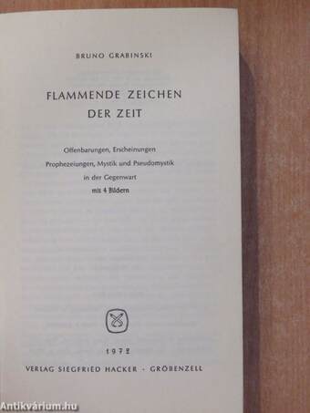 Flammende Zeichen der Zeit