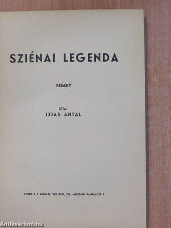 Sziénai legenda