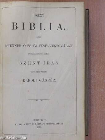 Szent Biblia