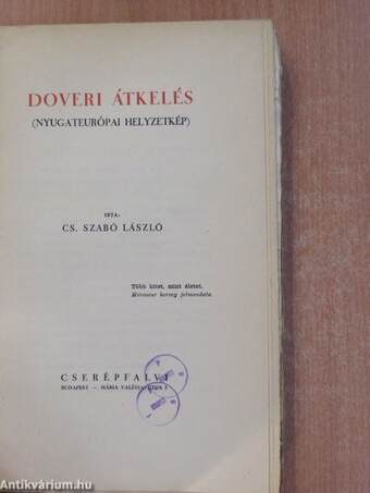 Doveri átkelés