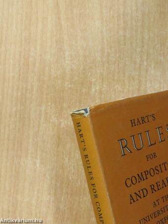 Hart's Rules for Compositors and Readers