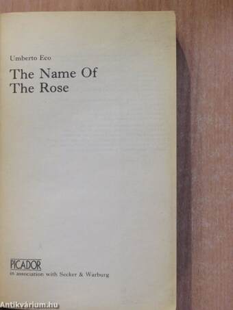 The Name of the Rose