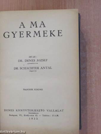 A ma gyermeke