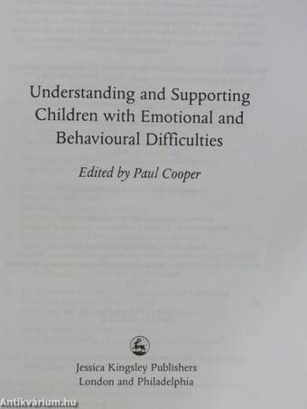 Understanding and Supporting Children with Emotional and Behavioural Difficulties