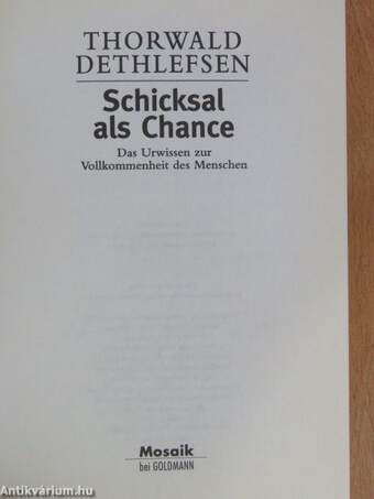 Schicksal als Chance