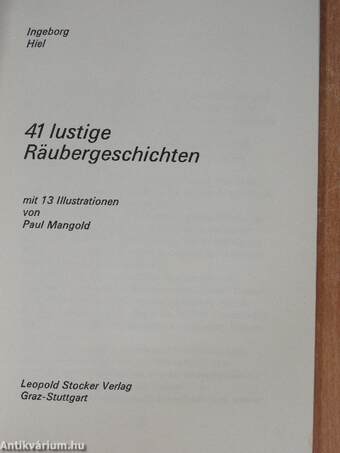 41 lustige Räubergeschichten