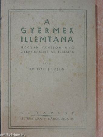 A gyermek illemtana