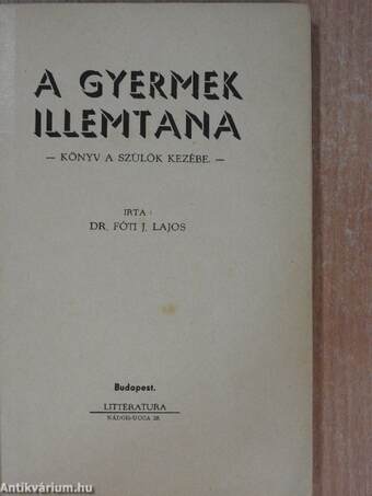 A gyermek illemtana