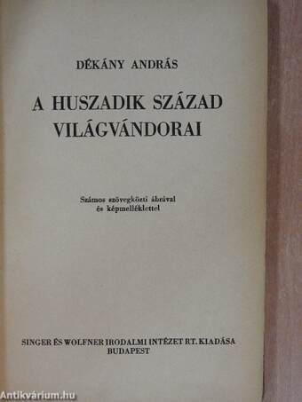 A huszadik század világvándorai