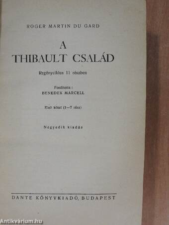 A Thibault család I-II.