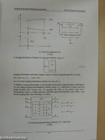 Állapottranszformáció irányíthatóság és megfigyelhetőség, állapotirányítás