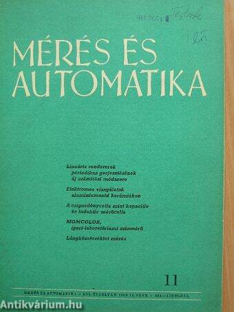 Mérés és automatika 1968/11.