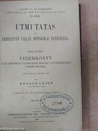 Utmutatás a keresztyén vallás népiskolai tanitására I./Mennyiségtan a népiskolában