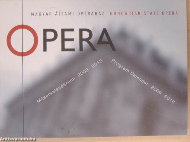 Opera Műsorkalendárium 2009-2010