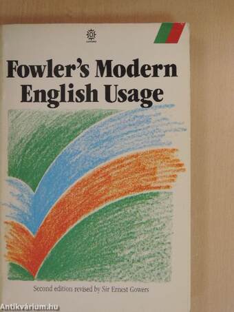 Fowler's Modern English Usage