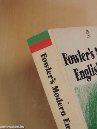 Fowler's Modern English Usage