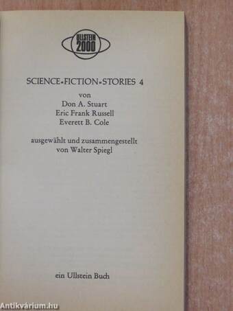 Ullstein Science Fiction Stories 4