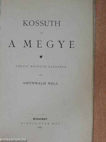 Kossuth és a megye