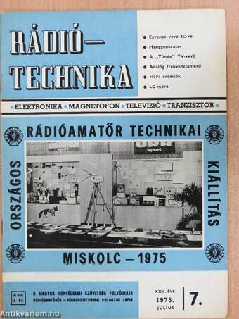 Rádiótechnika 1975. július
