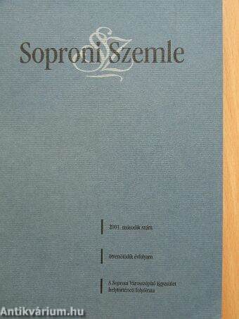 Soproni Szemle 2001/2
