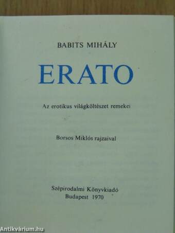 Erato (minikönyv)