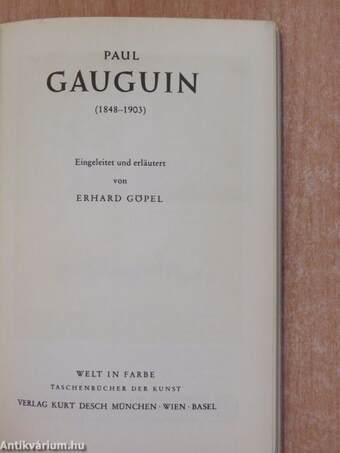 Paul Gauguin (1848-1903)