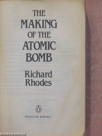 The Making of the Atomic Bomb