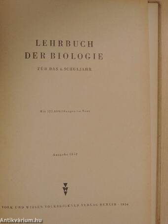 Lehrbuch der Biologie